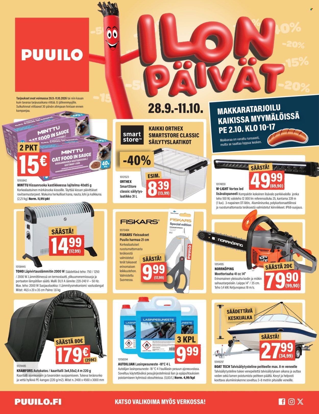 PUUILO tarjoukset - Ilon Päivät