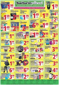 SAITURINPÖRSSI tarjoukset - Alkaen TO 1.10.2026