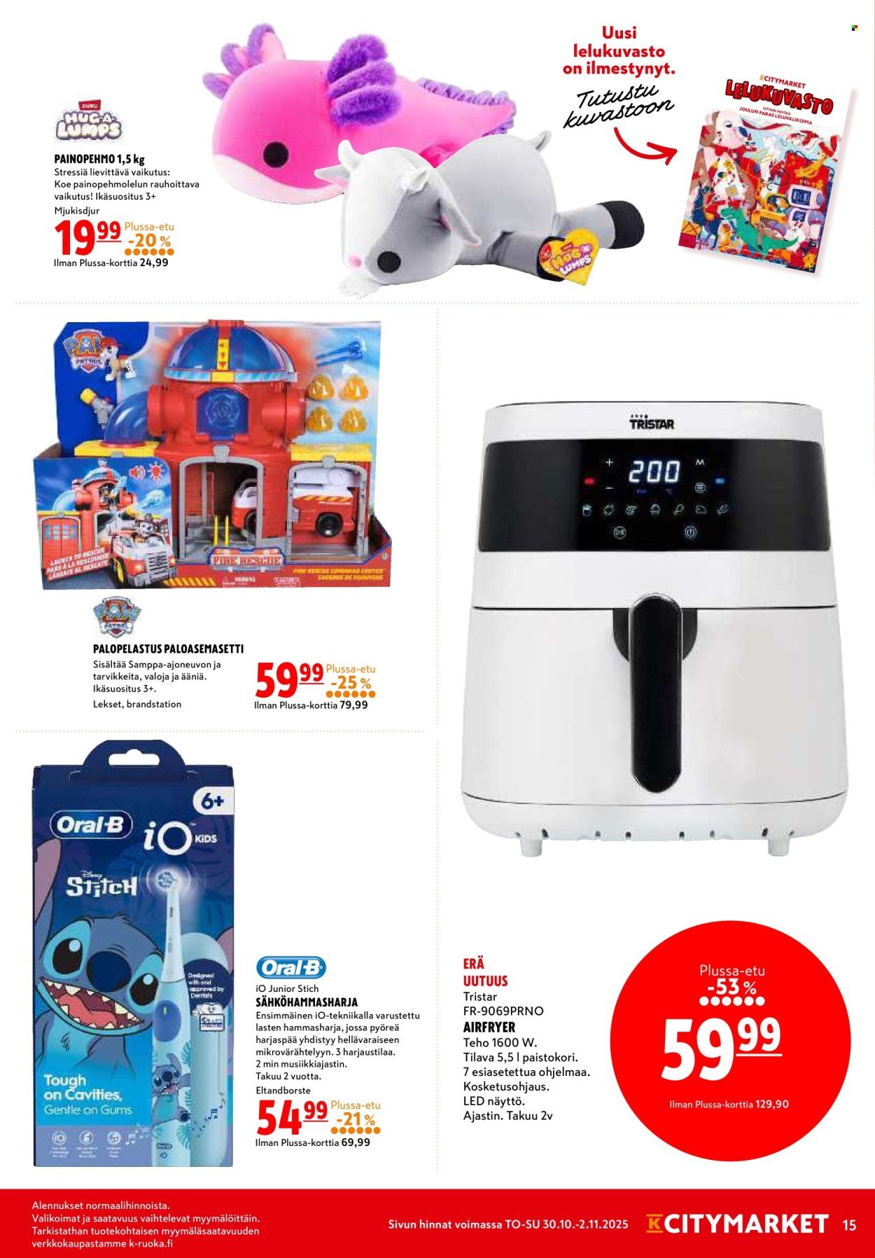 K-CITYMARKET tarjoukset - Alkaen TO 30.10.2025 (2025-10-30 - 2025-11-02)