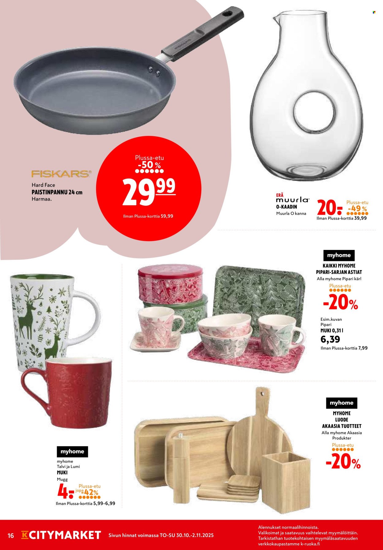K-CITYMARKET tarjoukset - Alkaen TO 30.10.2025 (2025-10-30 - 2025-11-02)