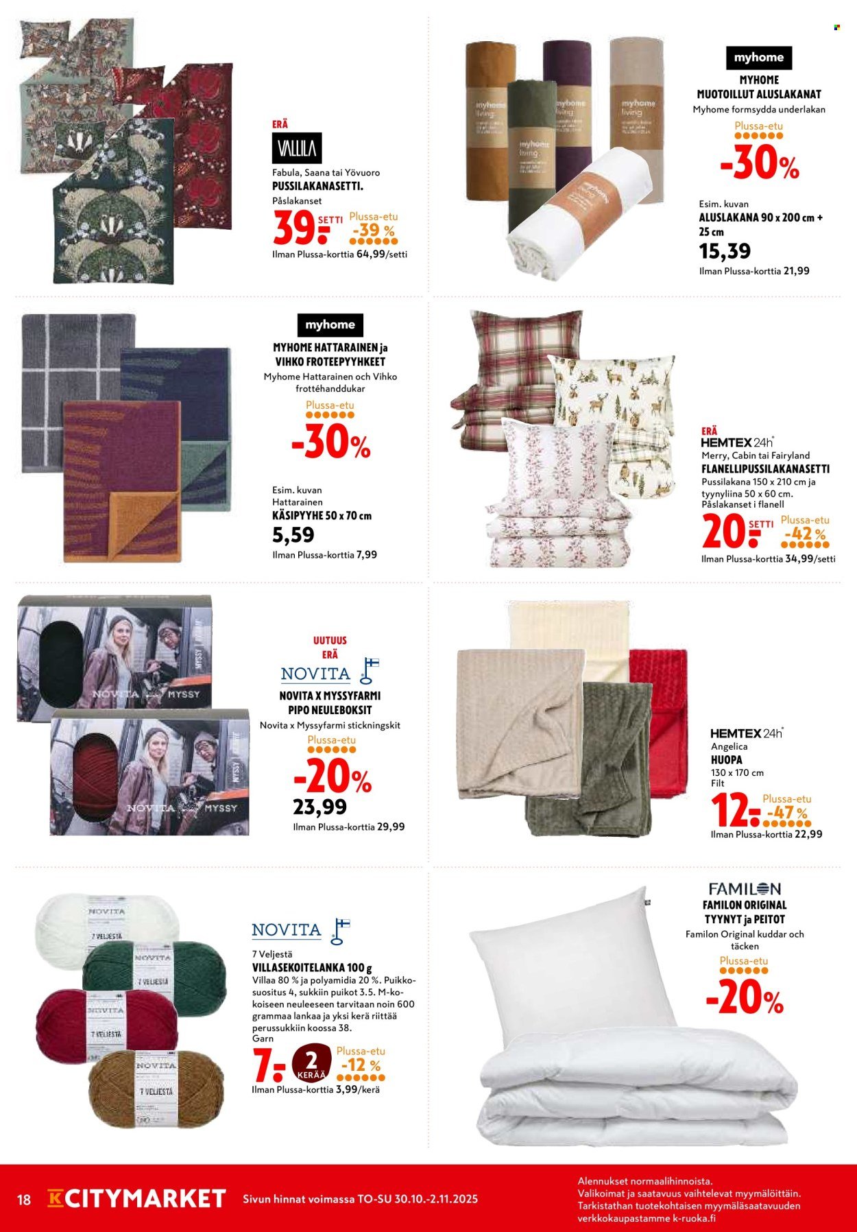 K-CITYMARKET tarjoukset - Alkaen TO 30.10.2025 (2025-10-30 - 2025-11-02)
