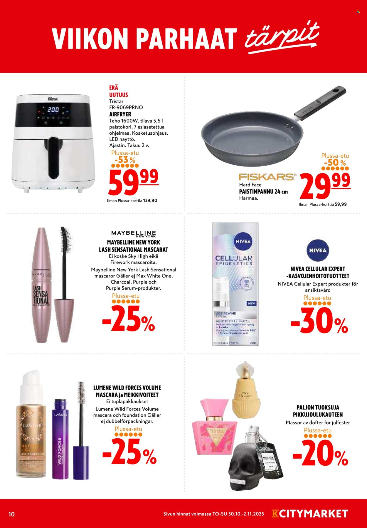 K-CITYMARKET tarjoukset - Alkaen TO 30.10.2025 (2025-10-30 - 2025-11-02)