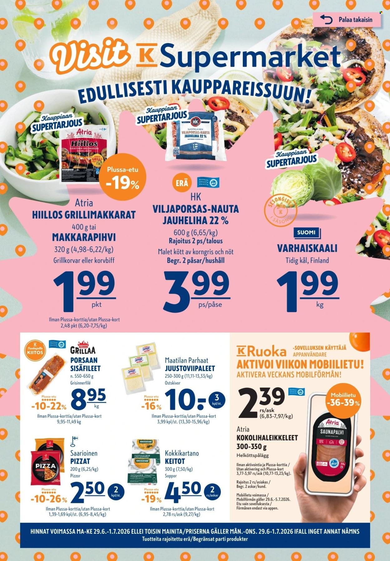 K-SUPERMARKET tarjoukset - Edullisesti kauppareissuun