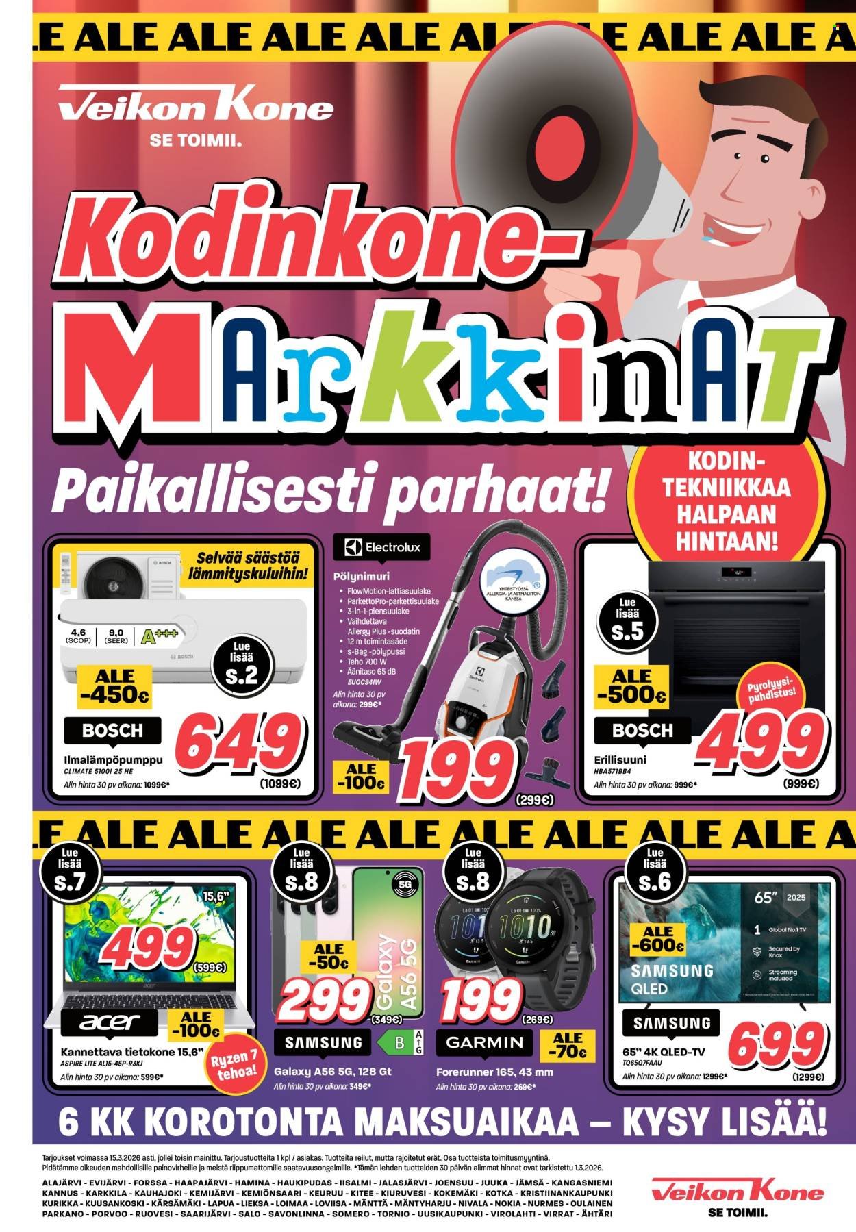 VEIKON KONE tarjoukset - Alkaen MA 2.3.2026