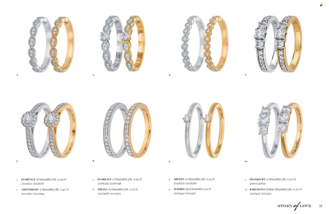 KULTAJOUSI tarjoukset - Story of Love