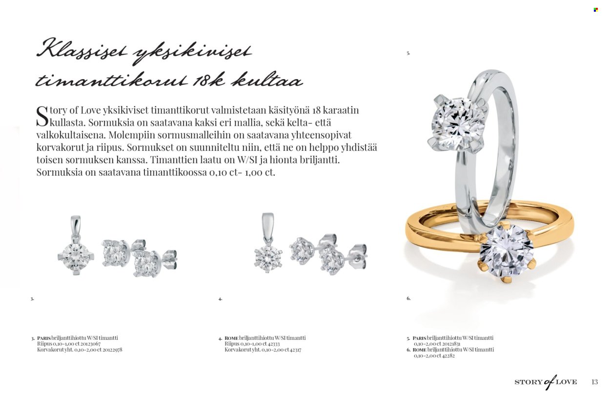 KULTAJOUSI tarjoukset - Story of Love