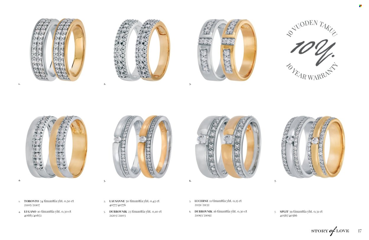 KULTAJOUSI tarjoukset - Story of Love