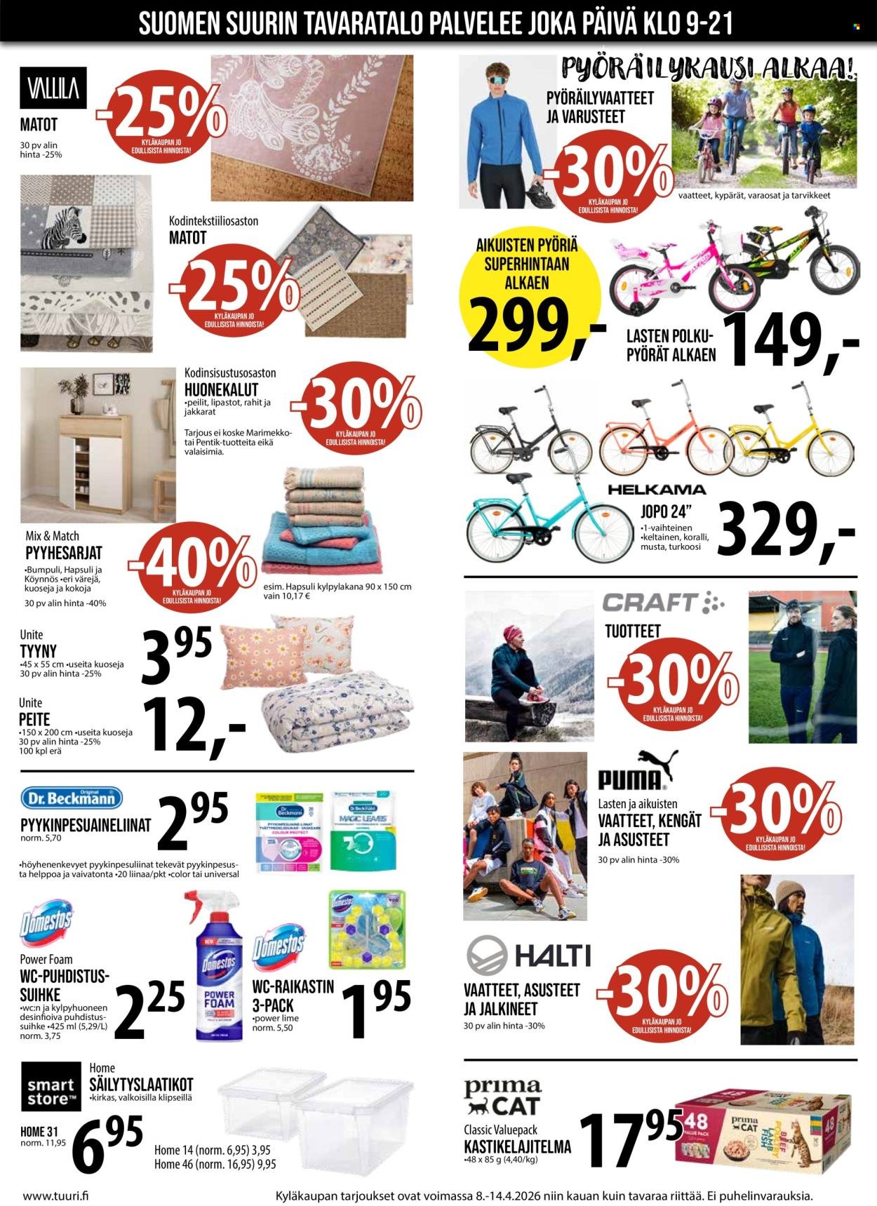 TUURI tarjoukset - Alkaen KE 8.4.2026