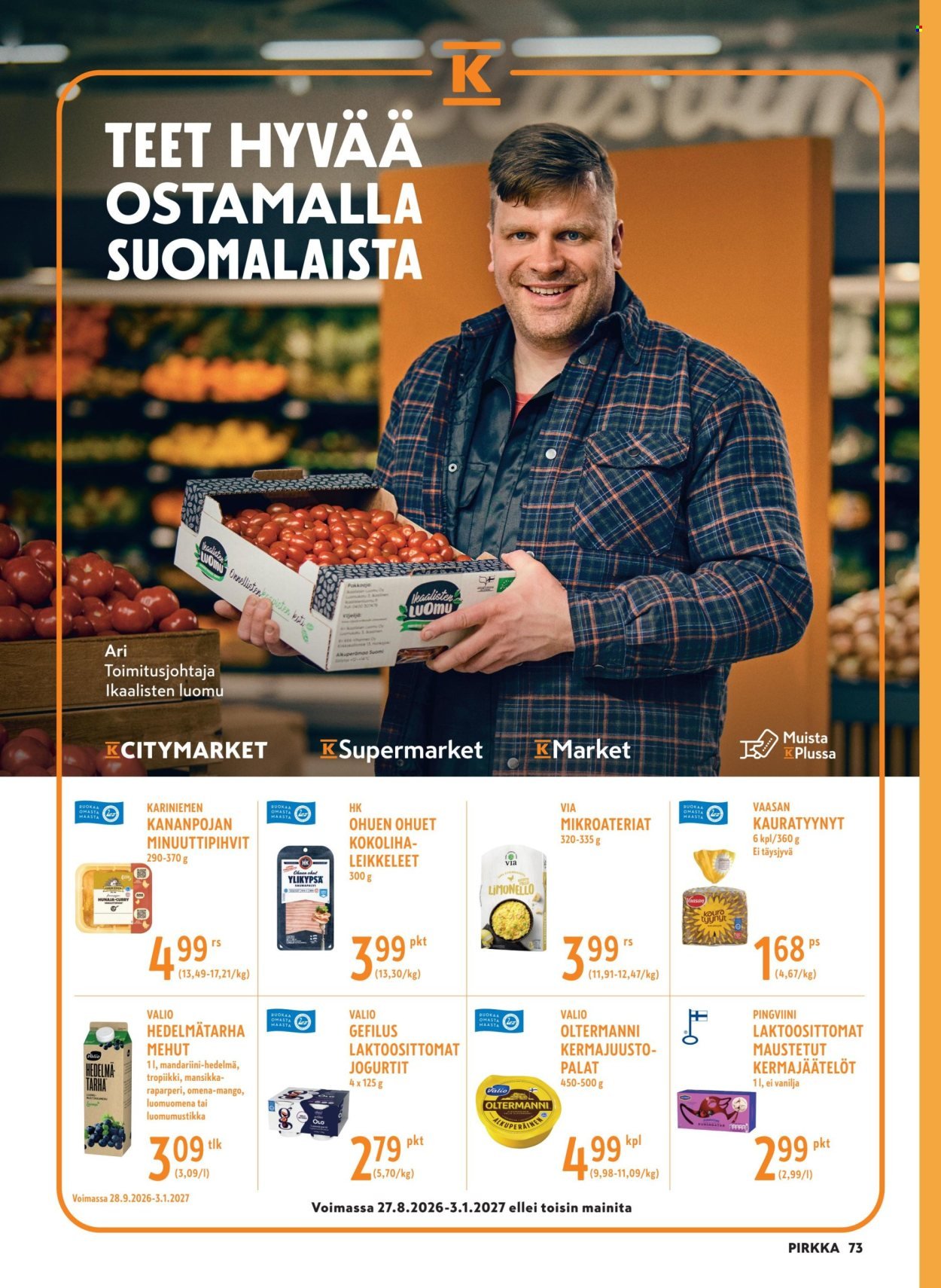 K-SUPERMARKET tarjoukset - Pirkka