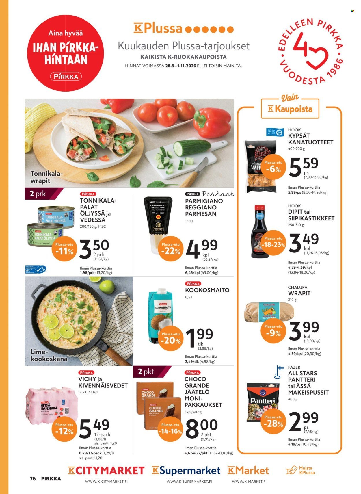 K-SUPERMARKET tarjoukset - Pirkka