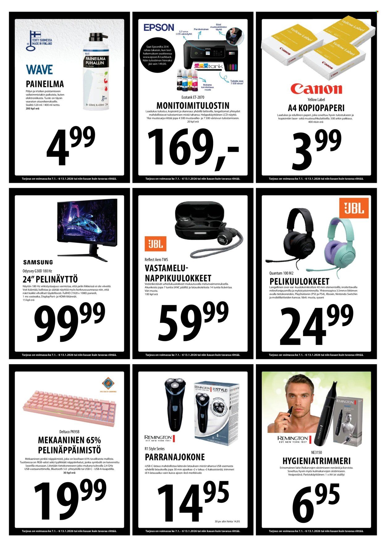 TUURI tarjoukset - Alkaen KE 7.1.2026