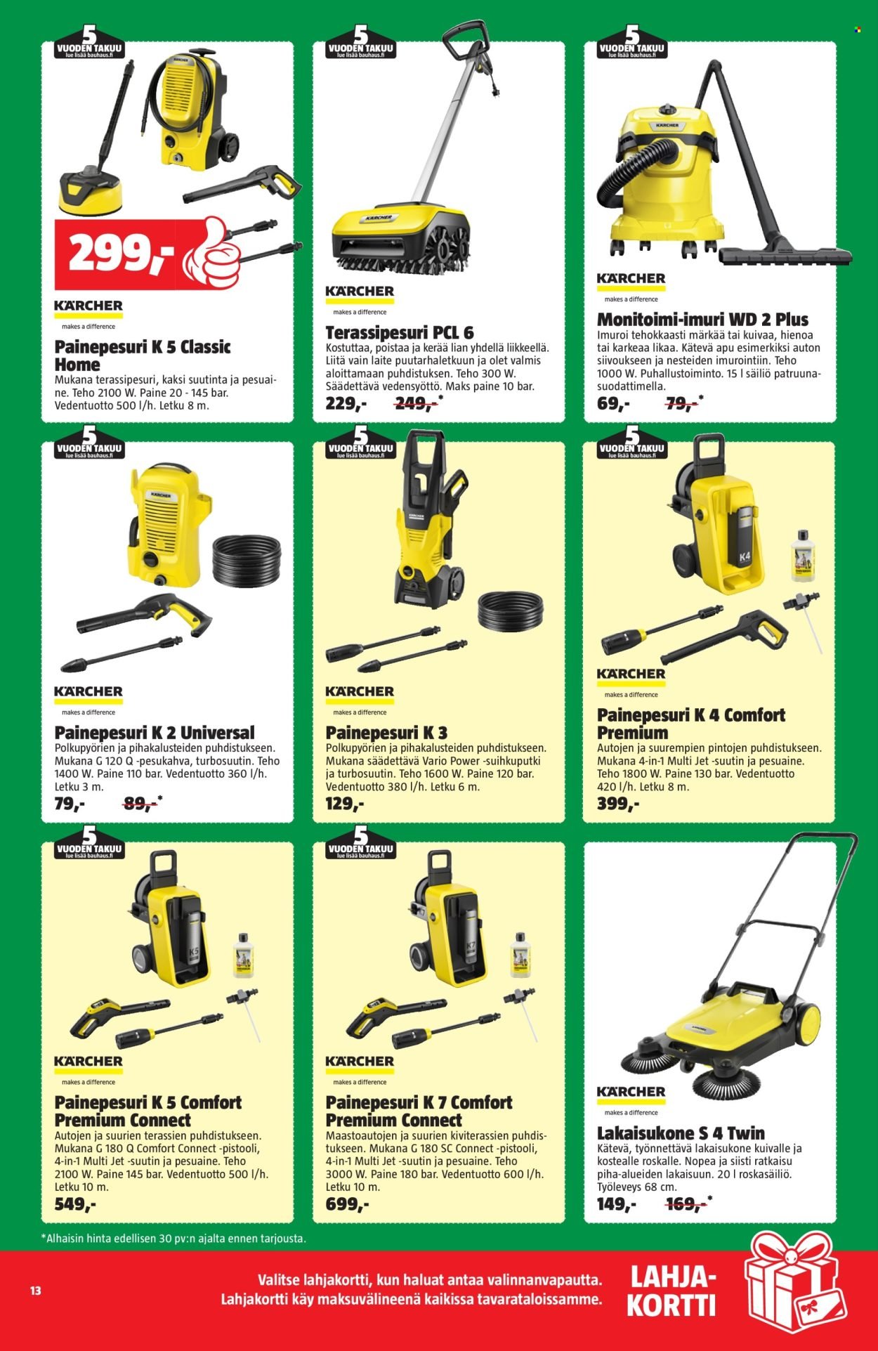 BAUHAUS tarjoukset - Alkaen TI 31.3.2026