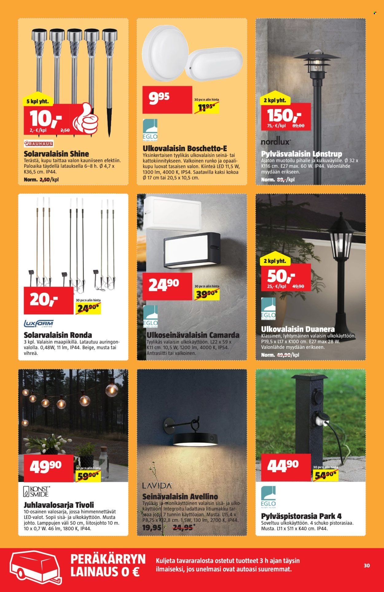 BAUHAUS tarjoukset - Alkaen TI 31.3.2026