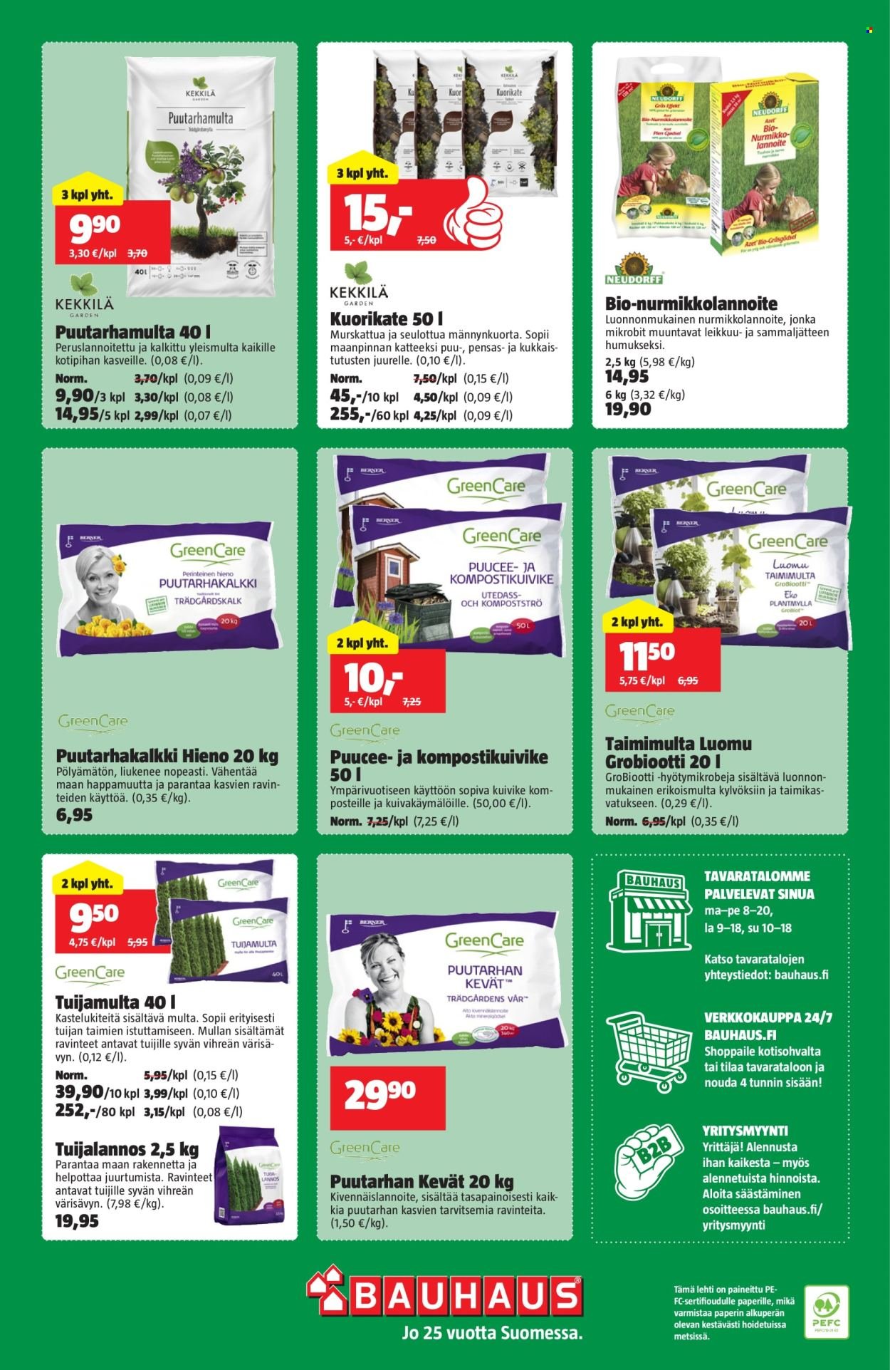 BAUHAUS tarjoukset - Alkaen TI 31.3.2026