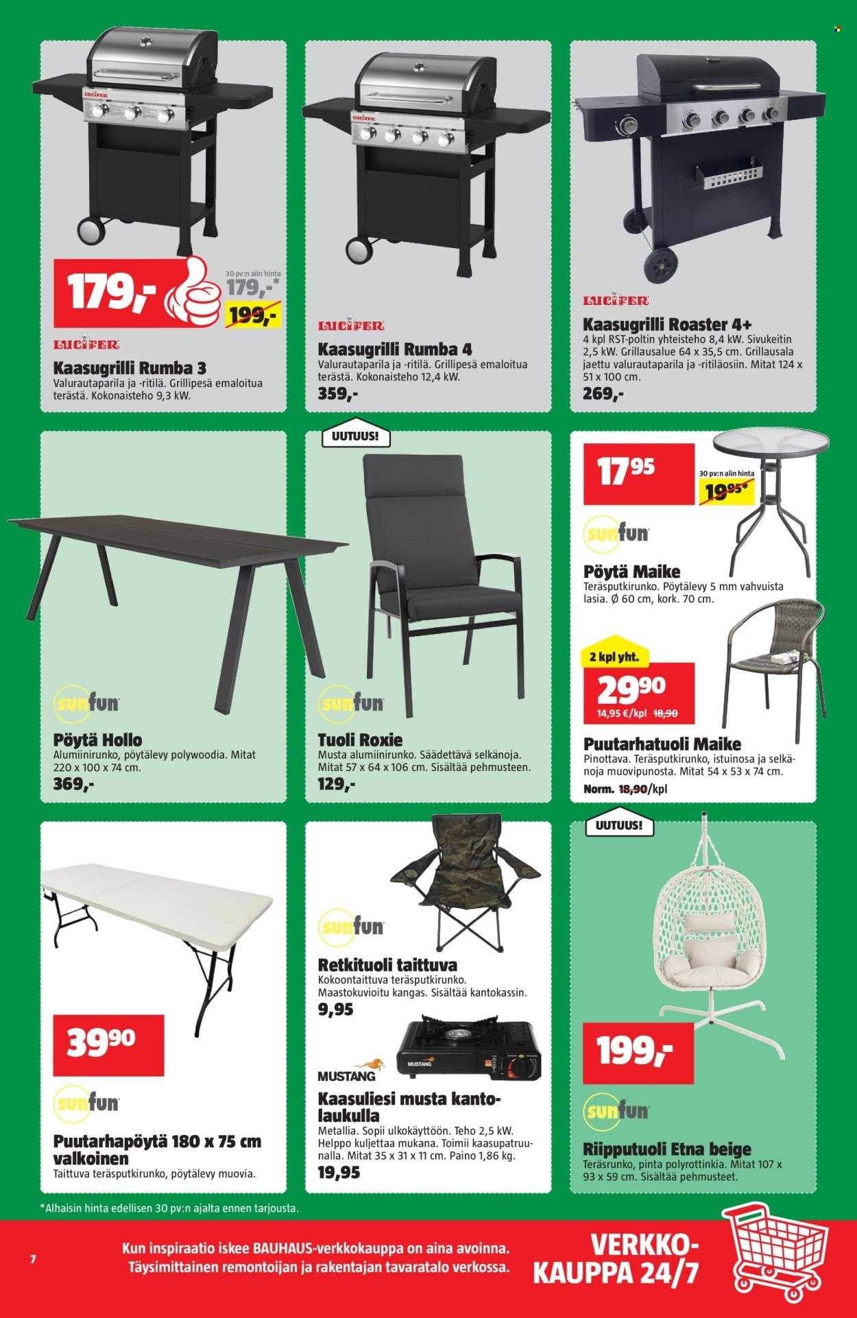 BAUHAUS tarjoukset - Alkaen TI 31.3.2026