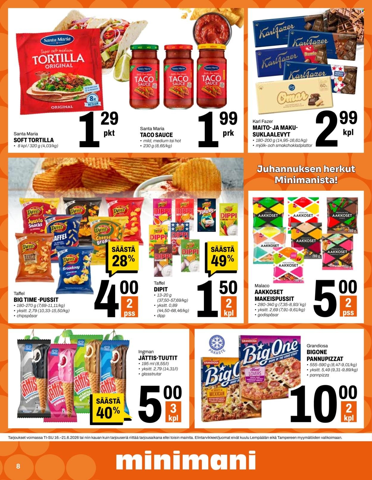 MINIMANI tarjoukset - Alkaen TI 16.6.2026