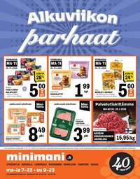 MINIMANI tarjoukset - Alkaen MA 26.1.2026