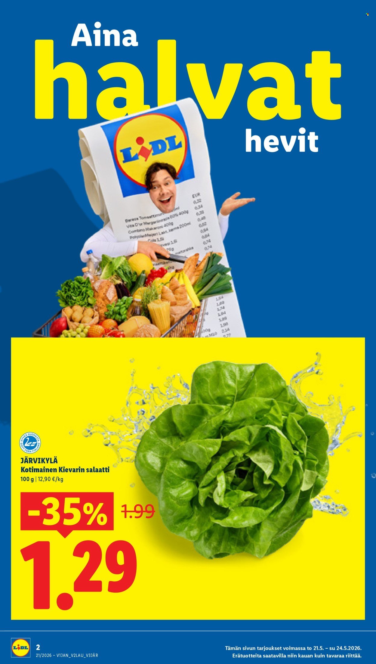 LIDL tarjoukset - Alkaen TO 21.5.2026