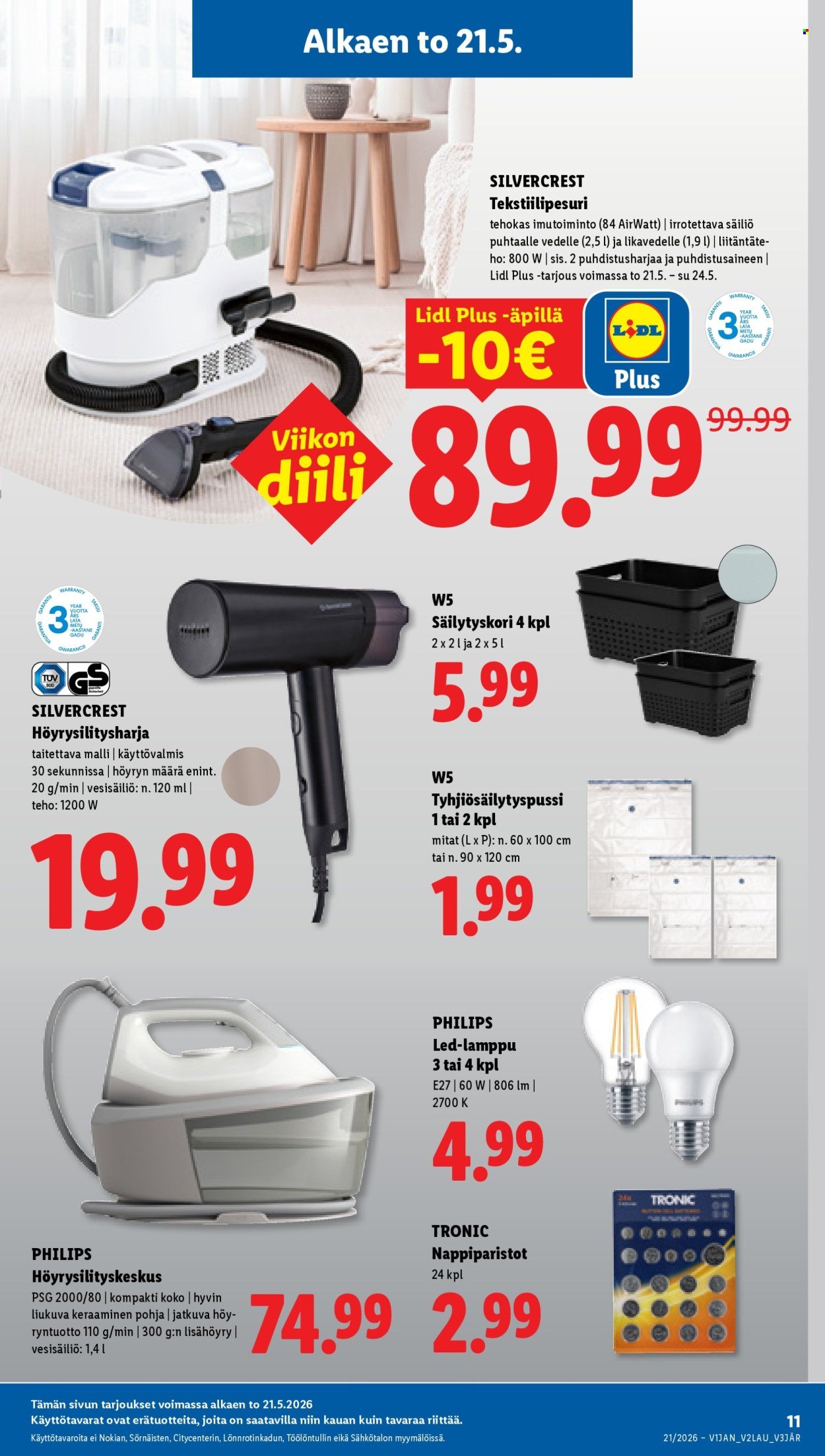 LIDL tarjoukset - Alkaen TO 21.5.2026