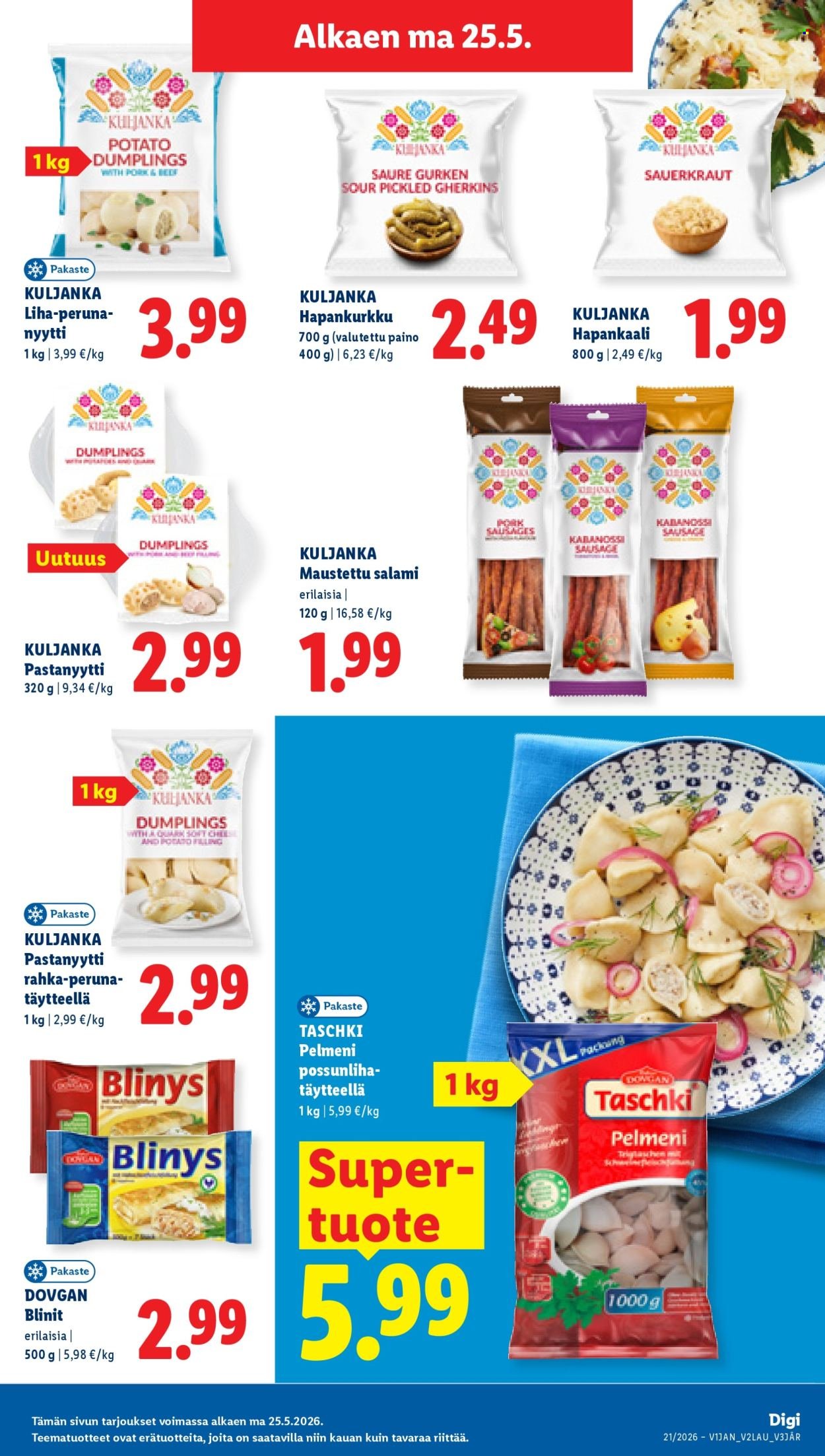 LIDL tarjoukset - Alkaen TO 21.5.2026