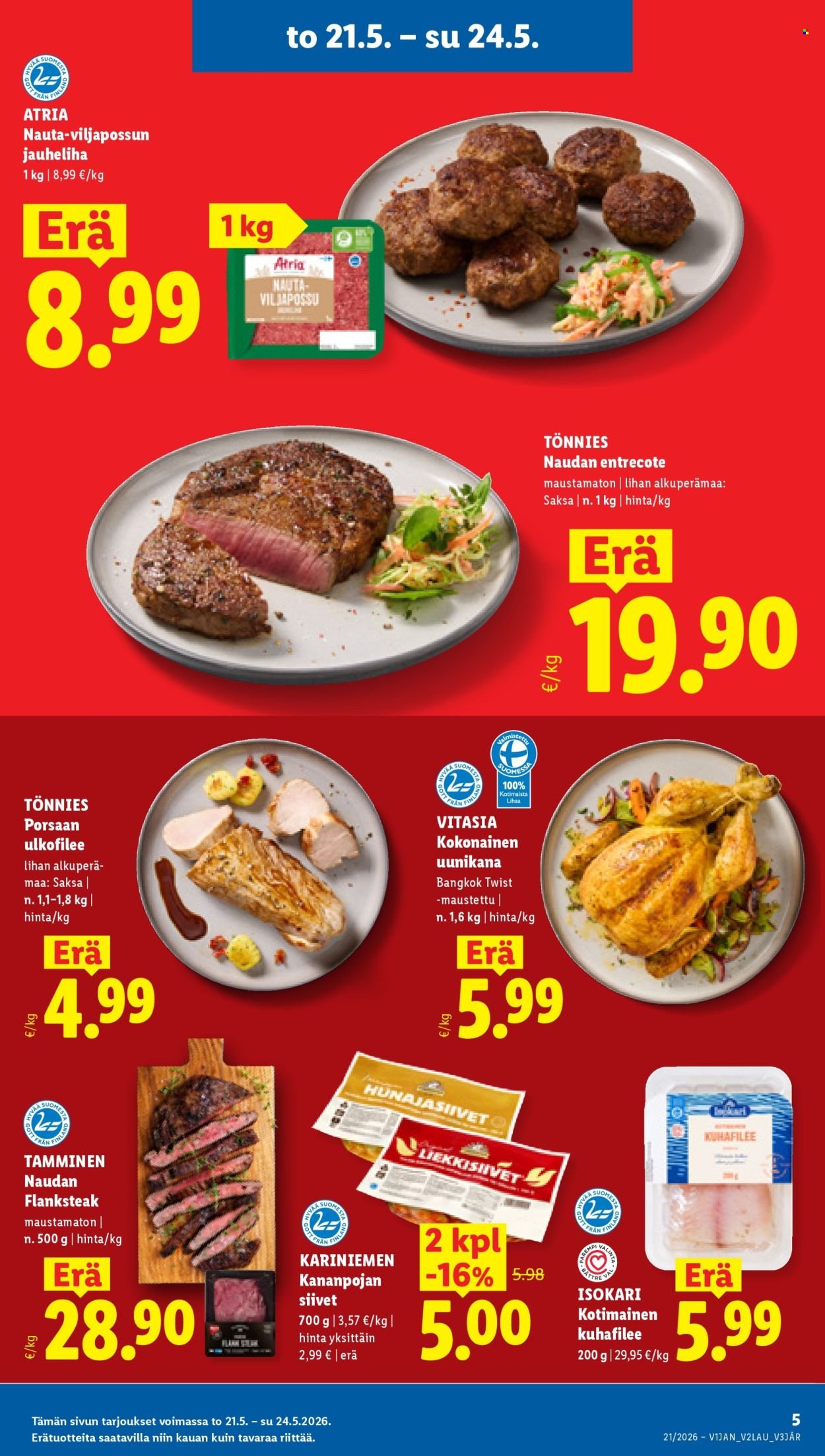 LIDL tarjoukset - Alkaen TO 21.5.2026