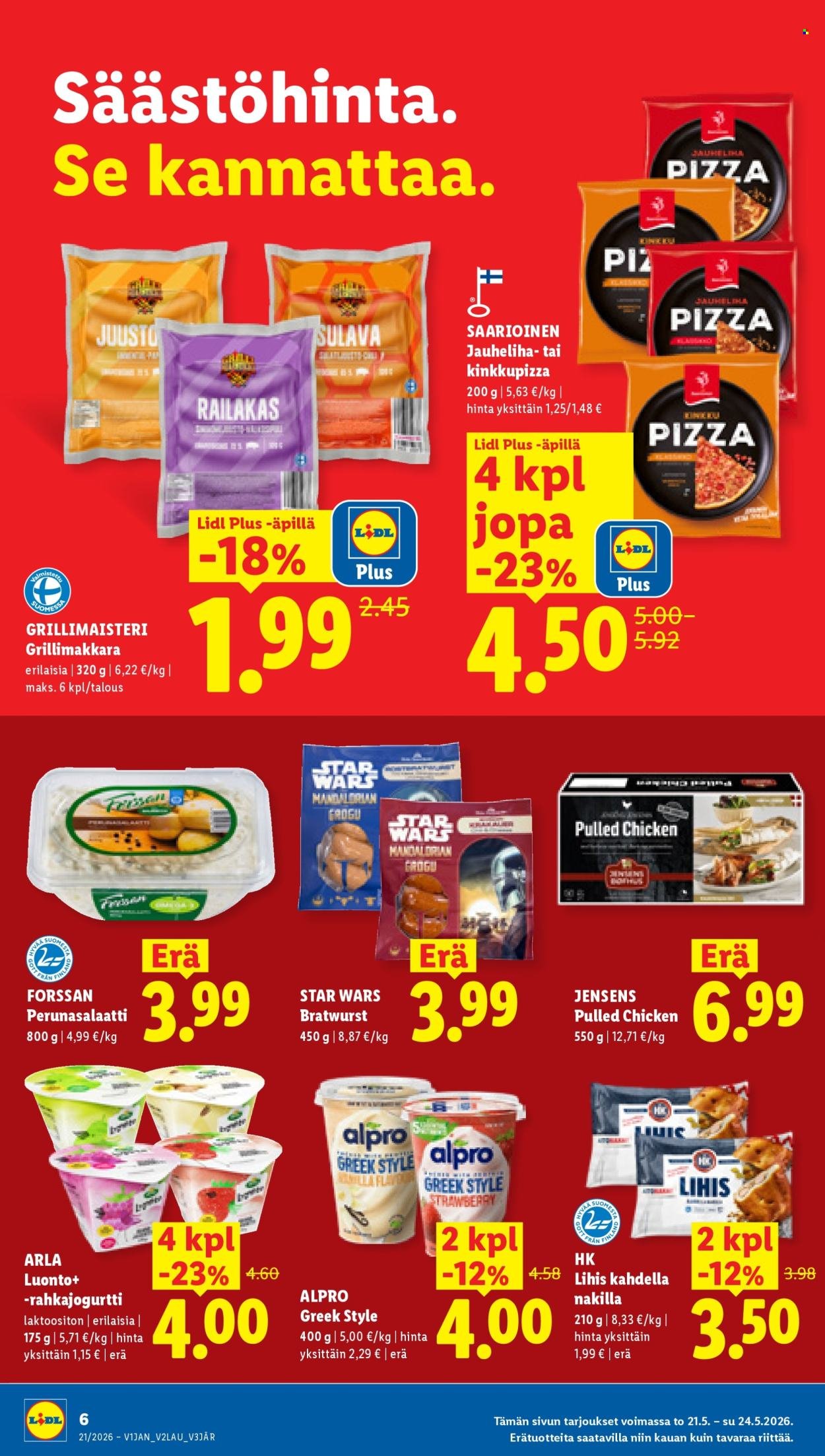 LIDL tarjoukset - Alkaen TO 21.5.2026