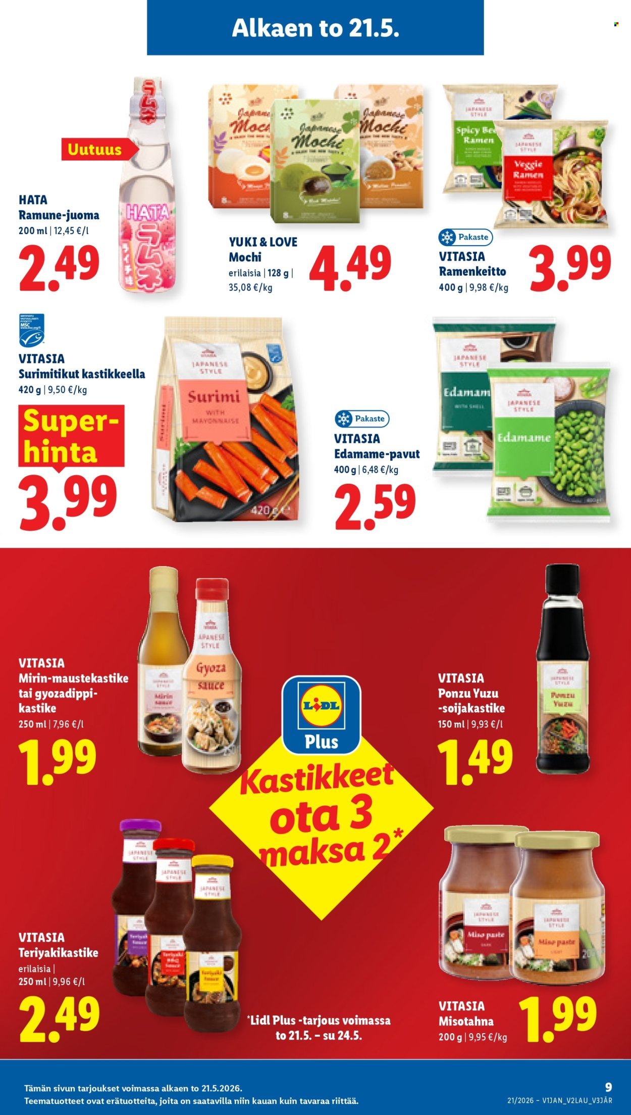 LIDL tarjoukset - Alkaen TO 21.5.2026