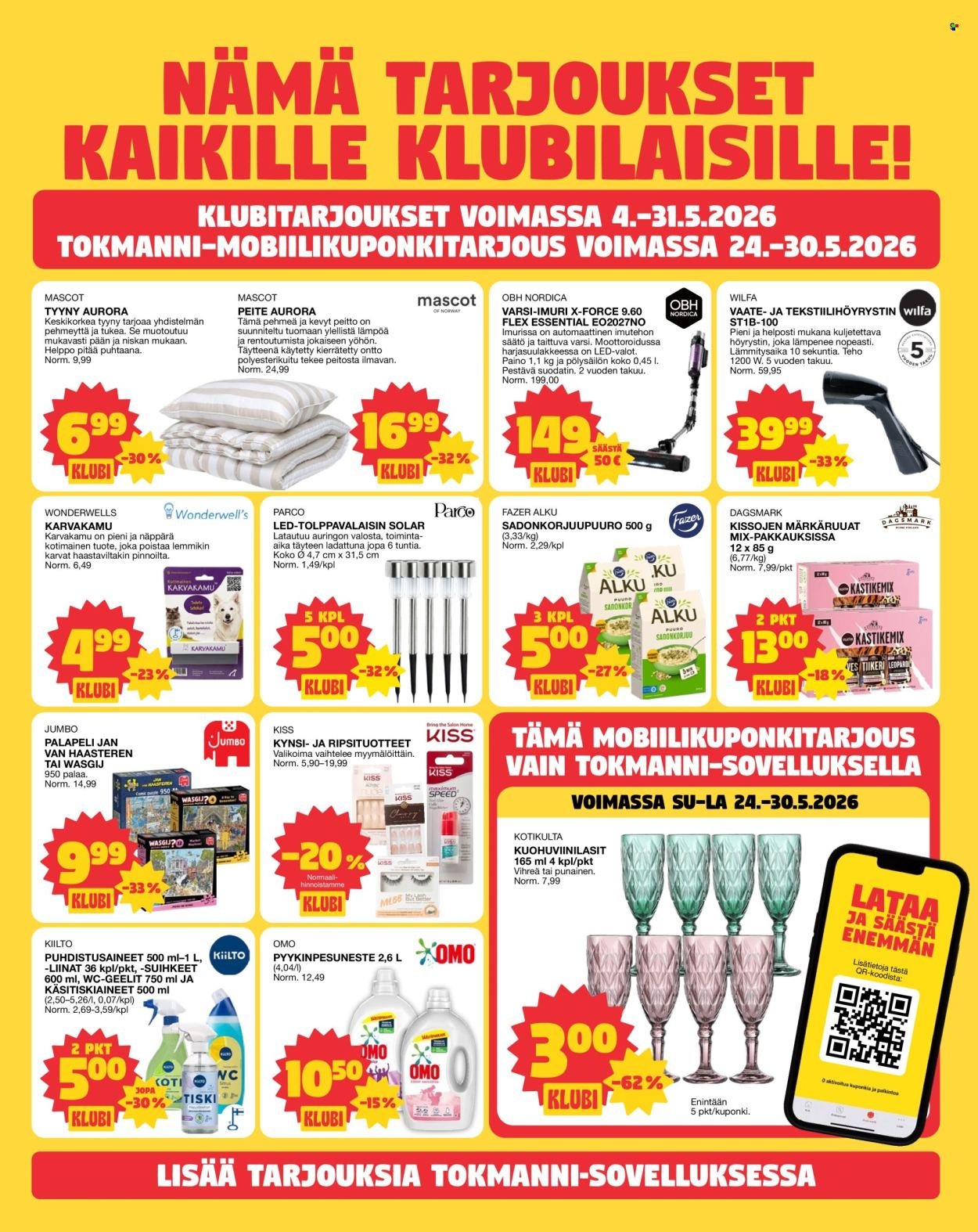 TOKMANNI tarjoukset - https://tarjoussanomat.tokmanni.fi/Tarjoussanomat/?page=1
