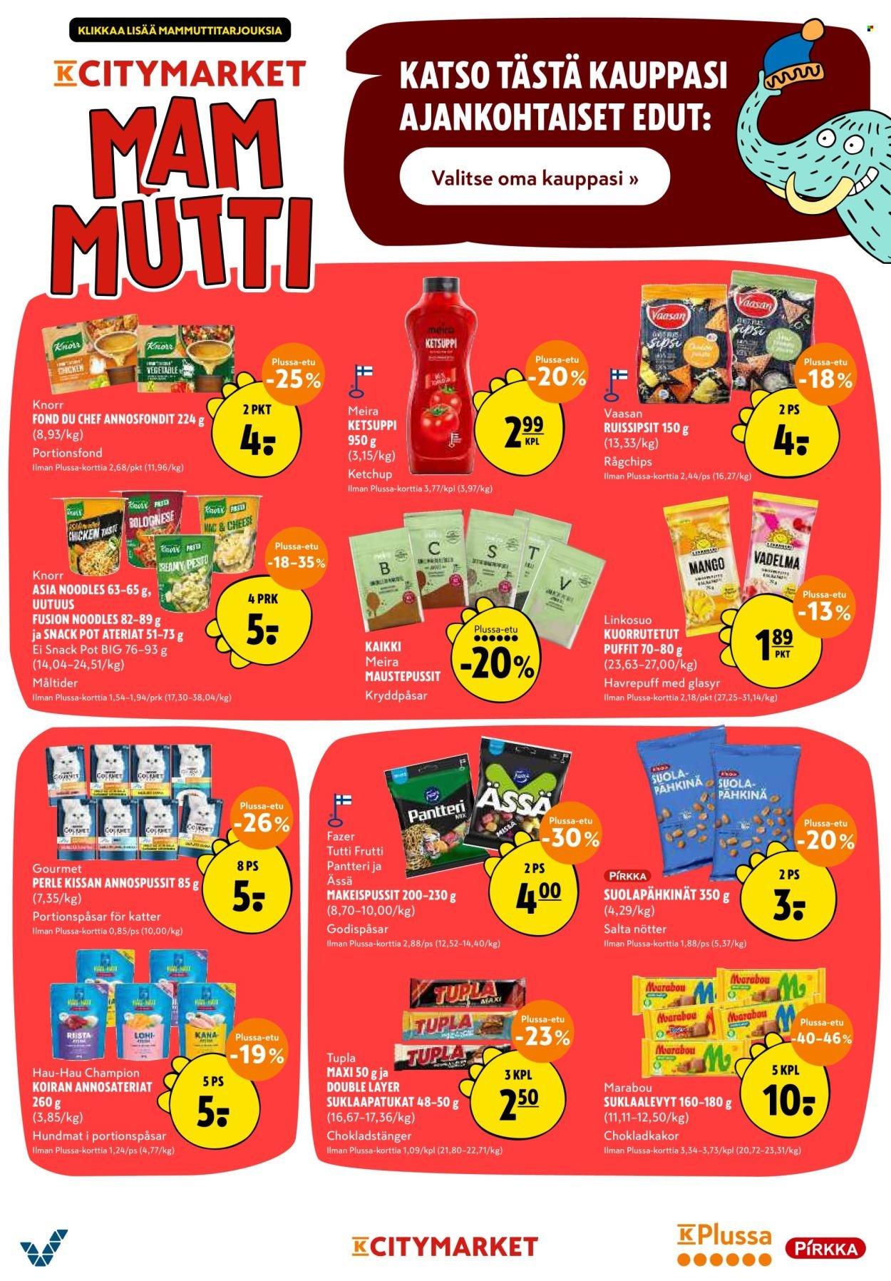 K-CITYMARKET tarjoukset - Alkaen MA 16.3.2026