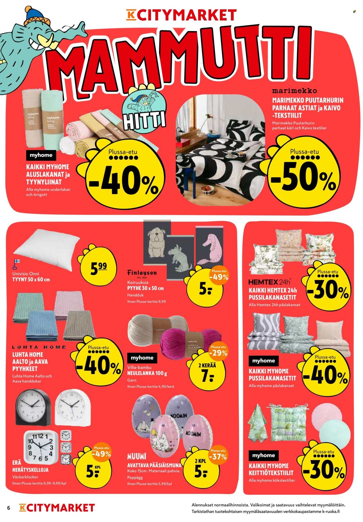 K-CITYMARKET tarjoukset - Alkaen MA 16.3.2026