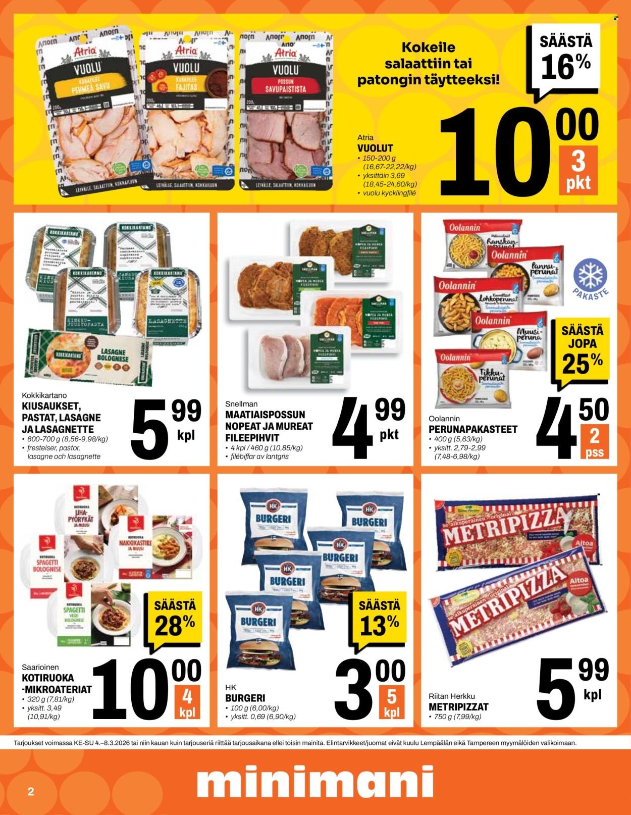 MINIMANI tarjoukset - Alkaen KE 4.3.2026