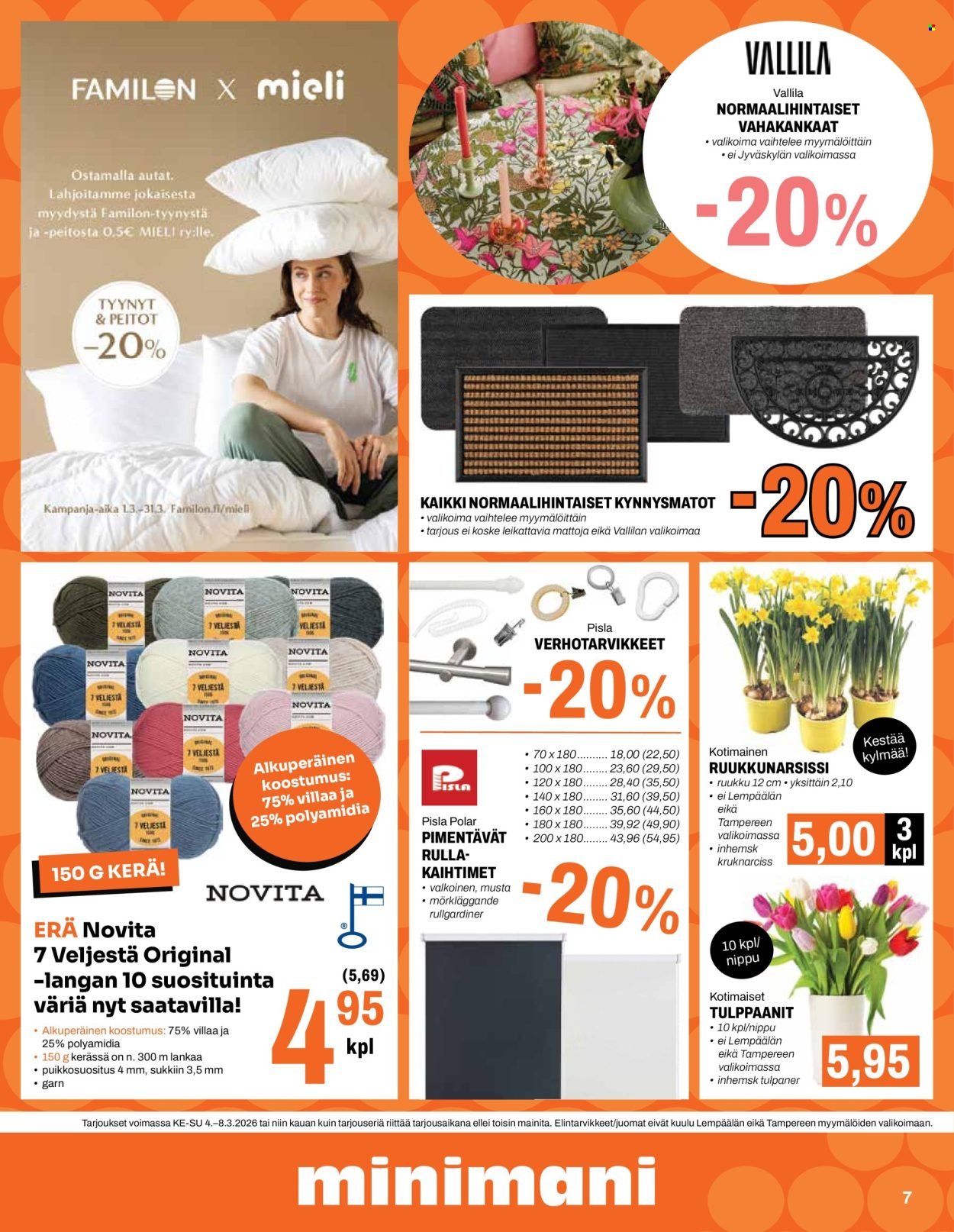 MINIMANI tarjoukset - Alkaen KE 4.3.2026