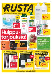 RUSTA tarjoukset - Alkaen MA 12.10.2026
