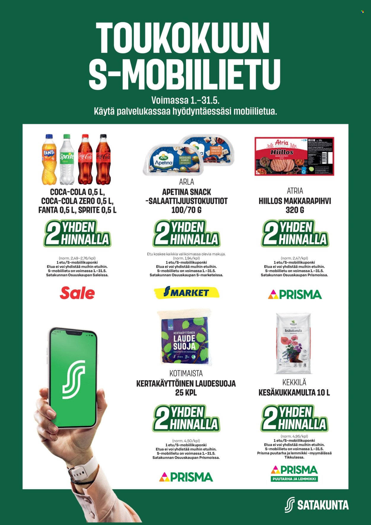S-MARKET tarjoukset - Toukokuun s-mobilietu
