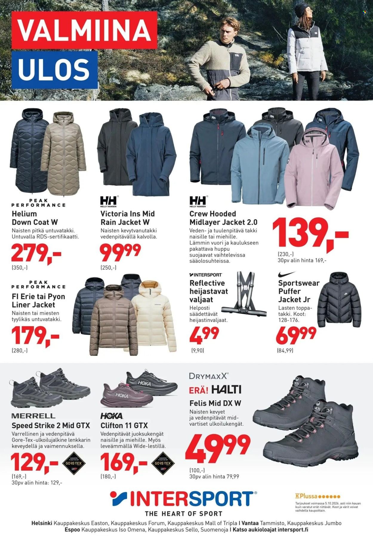 INTERSPORT tarjoukset - Alkaen LA 3.10.2026