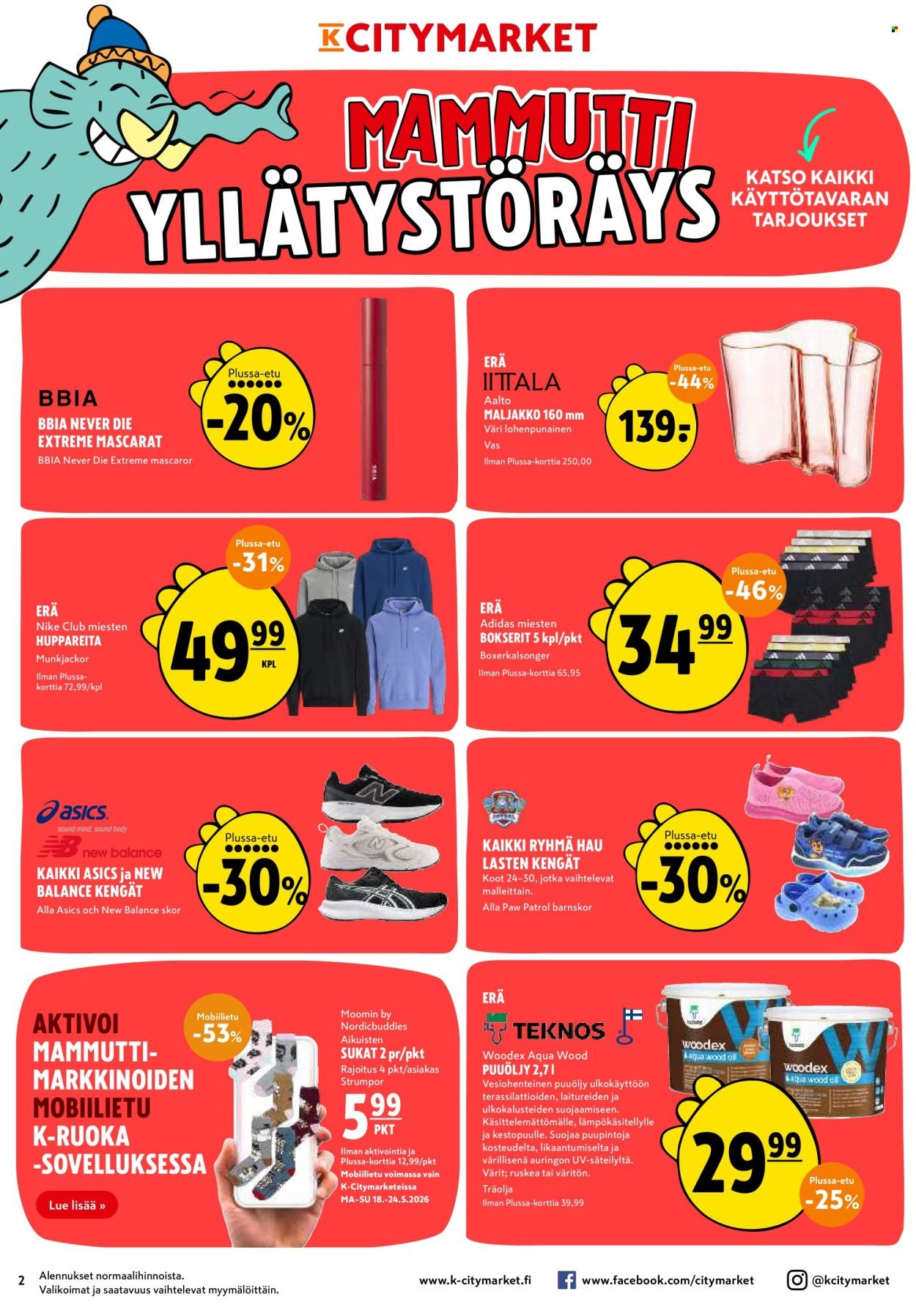 K-CITYMARKET tarjoukset - Alkaen MA 18.5.2026