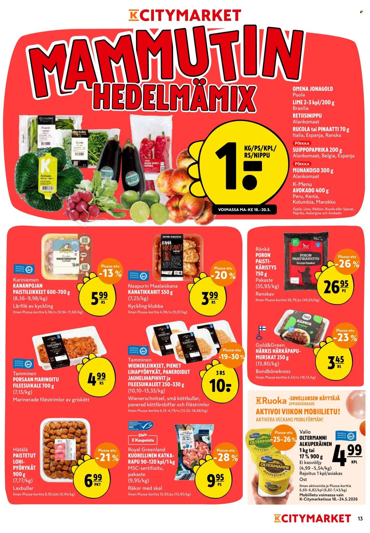 K-CITYMARKET tarjoukset - Alkaen MA 18.5.2026