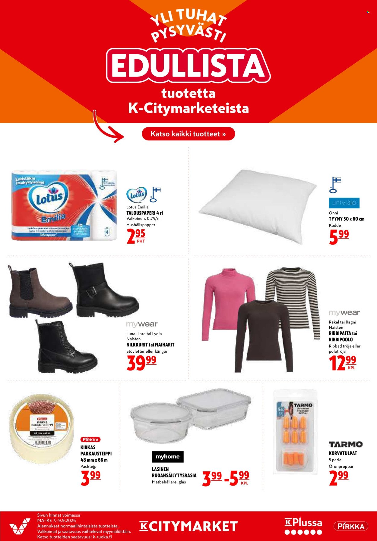 K-CITYMARKET tarjoukset - Alkaen MA 7.9.2026