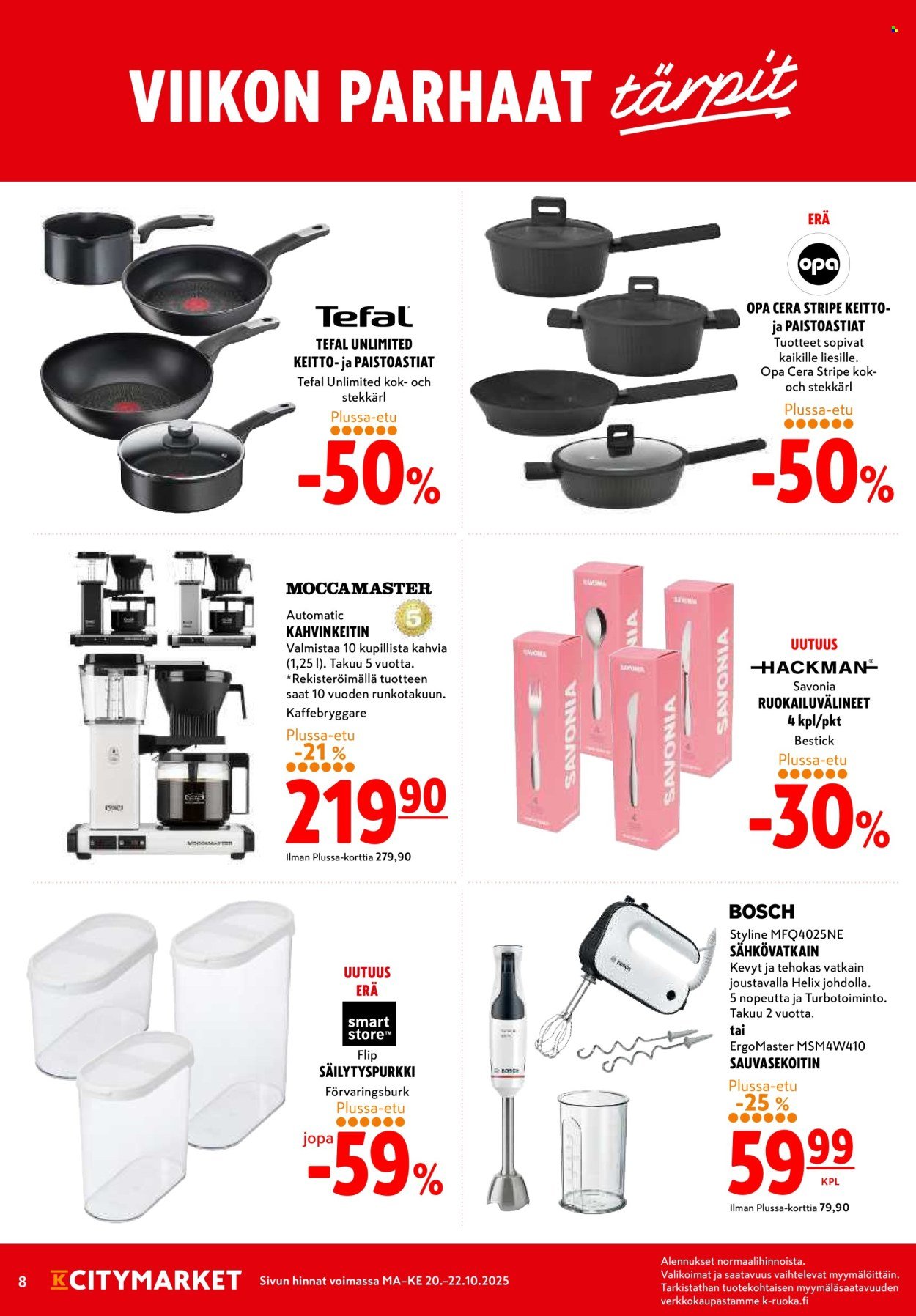 K-CITYMARKET tarjoukset - Alkaen MA 20.10.2025 (2025-10-20 - 2025-10-22)