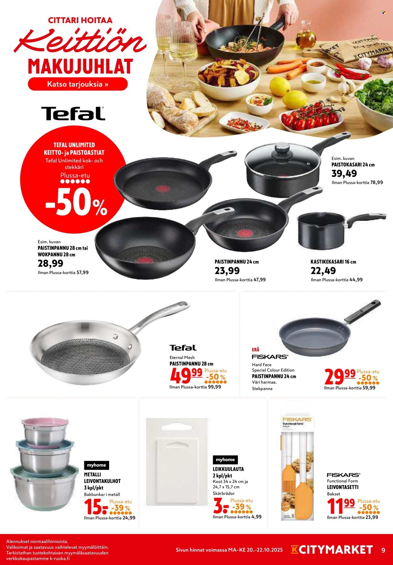 K-CITYMARKET tarjoukset - Alkaen MA 20.10.2025 (2025-10-20 - 2025-10-22)