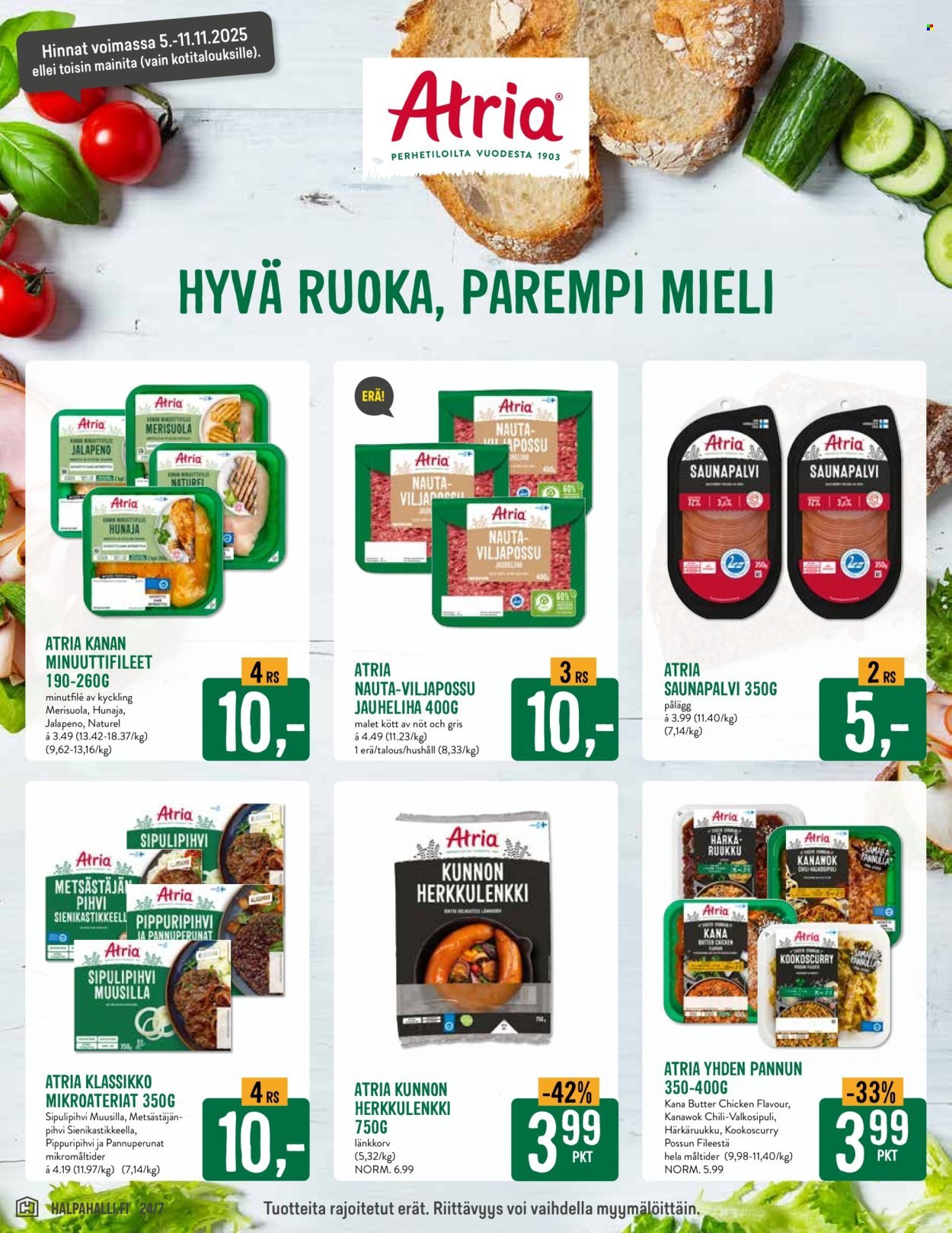 HALPAHALLI tarjoukset - Uusin tarjouslehtemme (2025-11-05 - 2025-11-11)