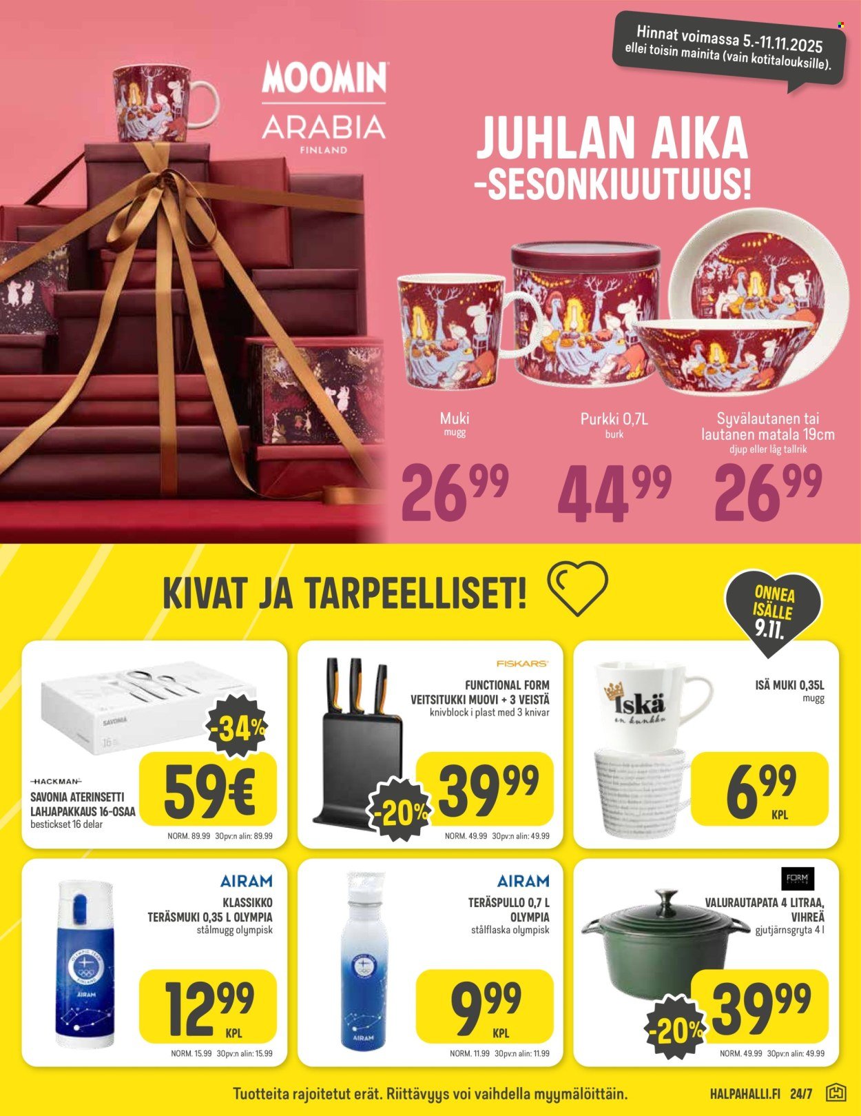 HALPAHALLI tarjoukset - Uusin tarjouslehtemme (2025-11-05 - 2025-11-11)