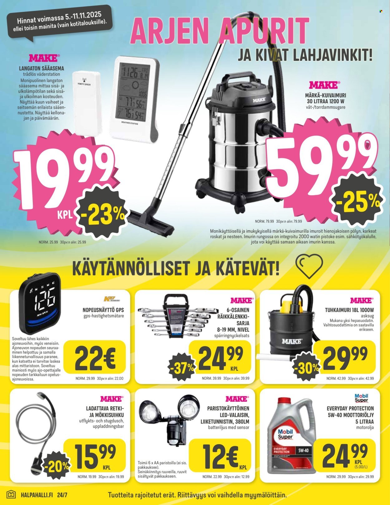 HALPAHALLI tarjoukset - Uusin tarjouslehtemme (2025-11-05 - 2025-11-11)