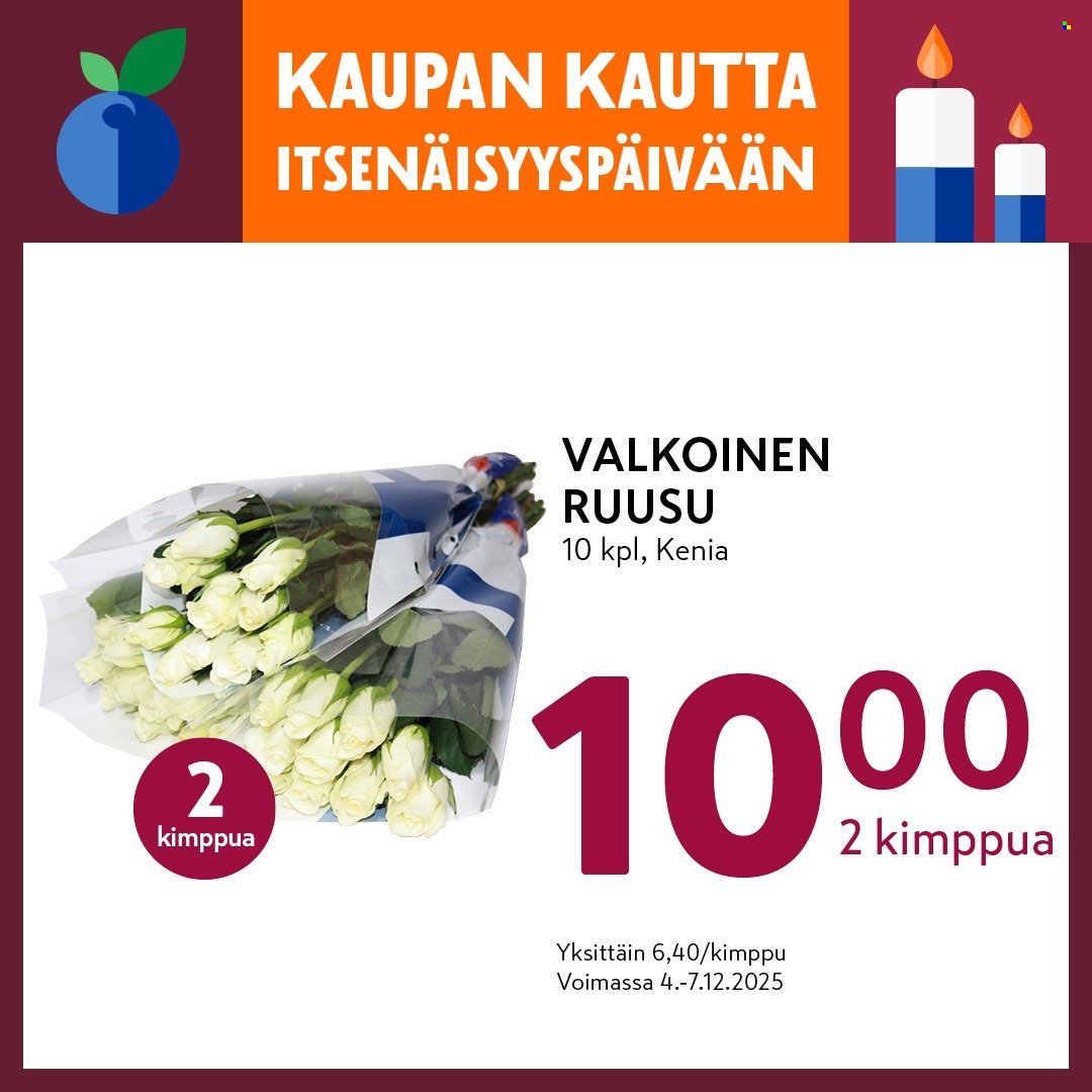 K-MARKET tarjoukset - Alkaen TO 4.12.2025