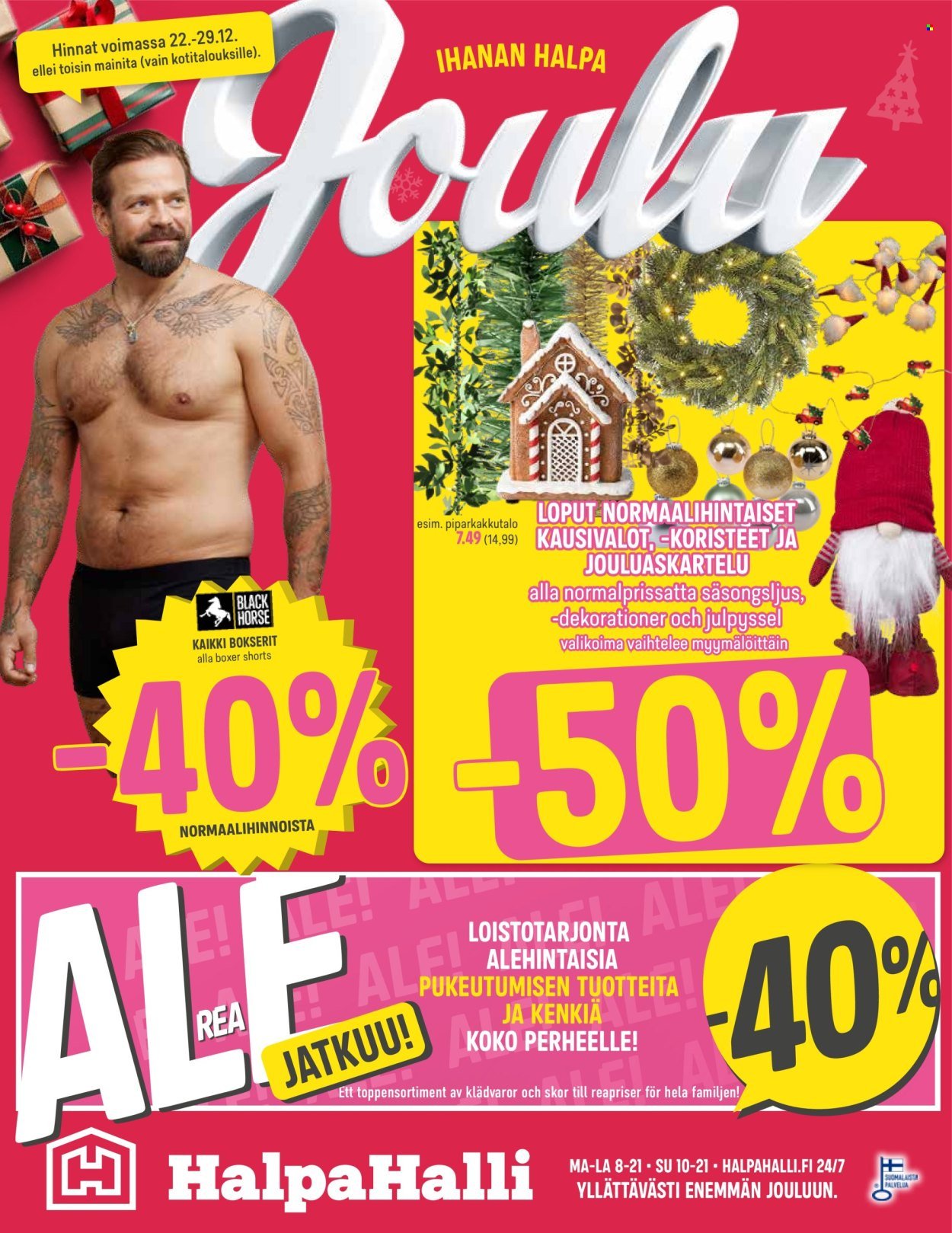 HALPAHALLI tarjoukset - Uusin tarjouslehtemme