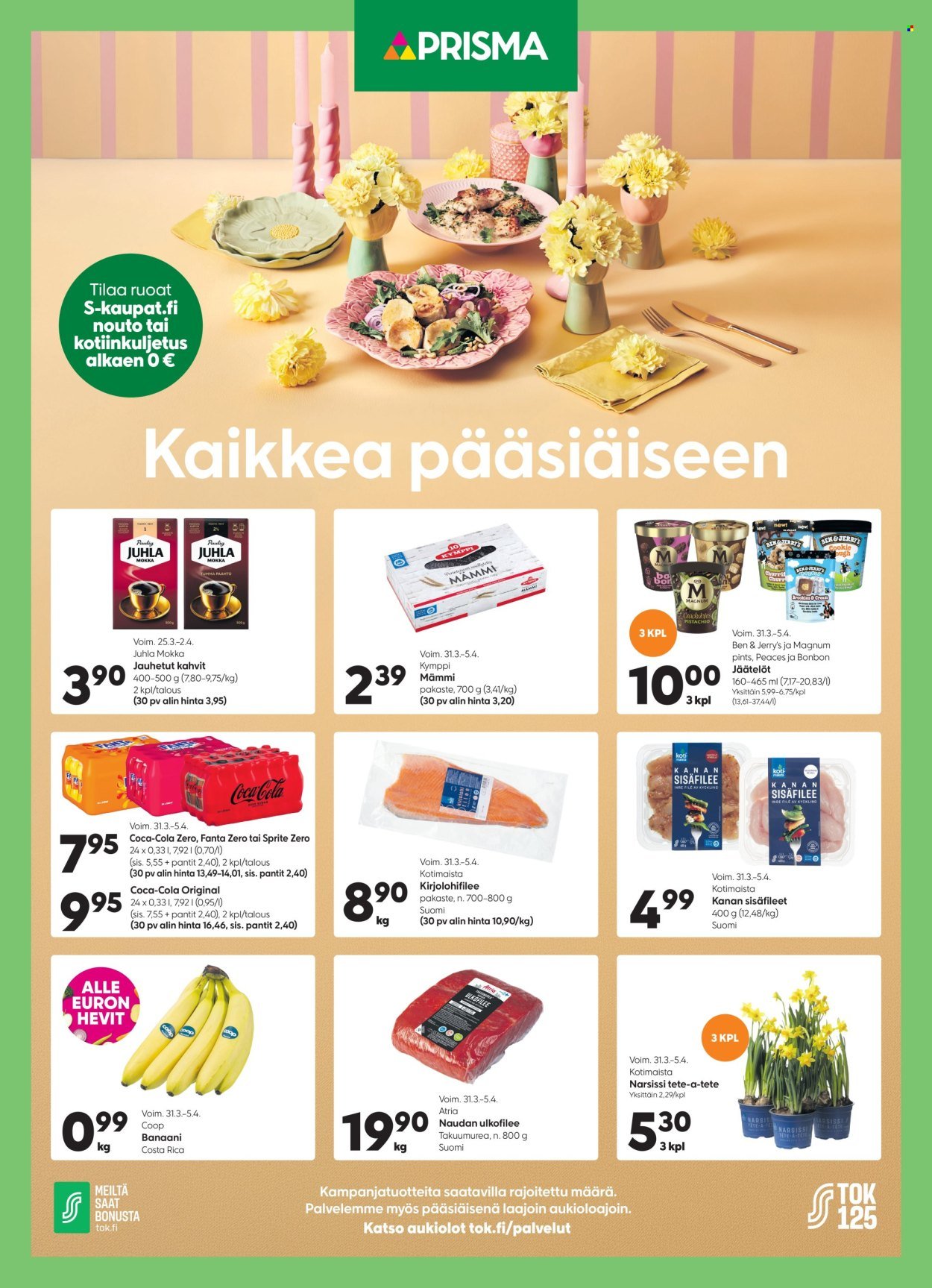 PRISMA tarjoukset - Alkaen TI 31.3.2026