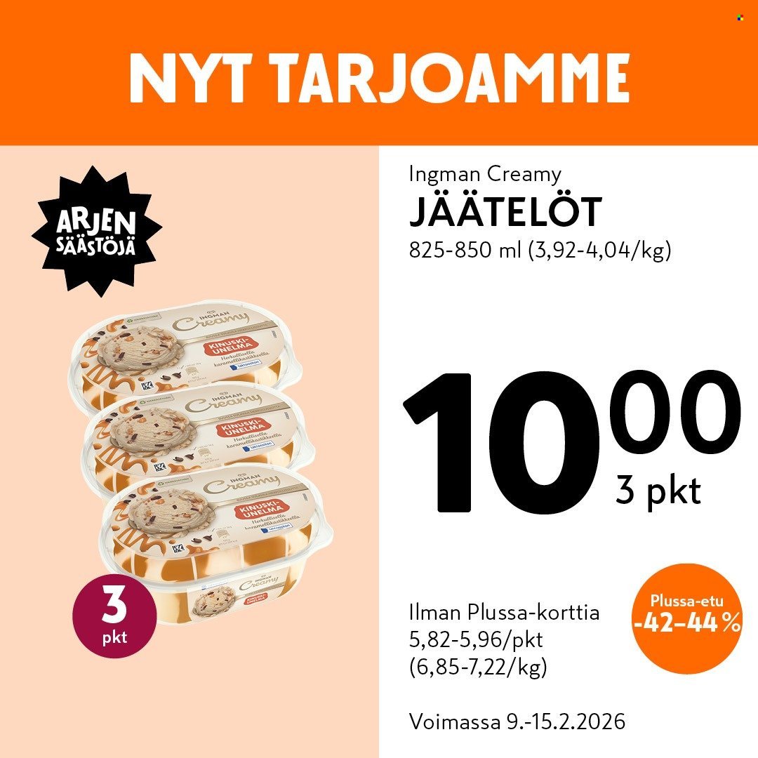 K-MARKET tarjoukset - Alkaen MA 9.2.2026