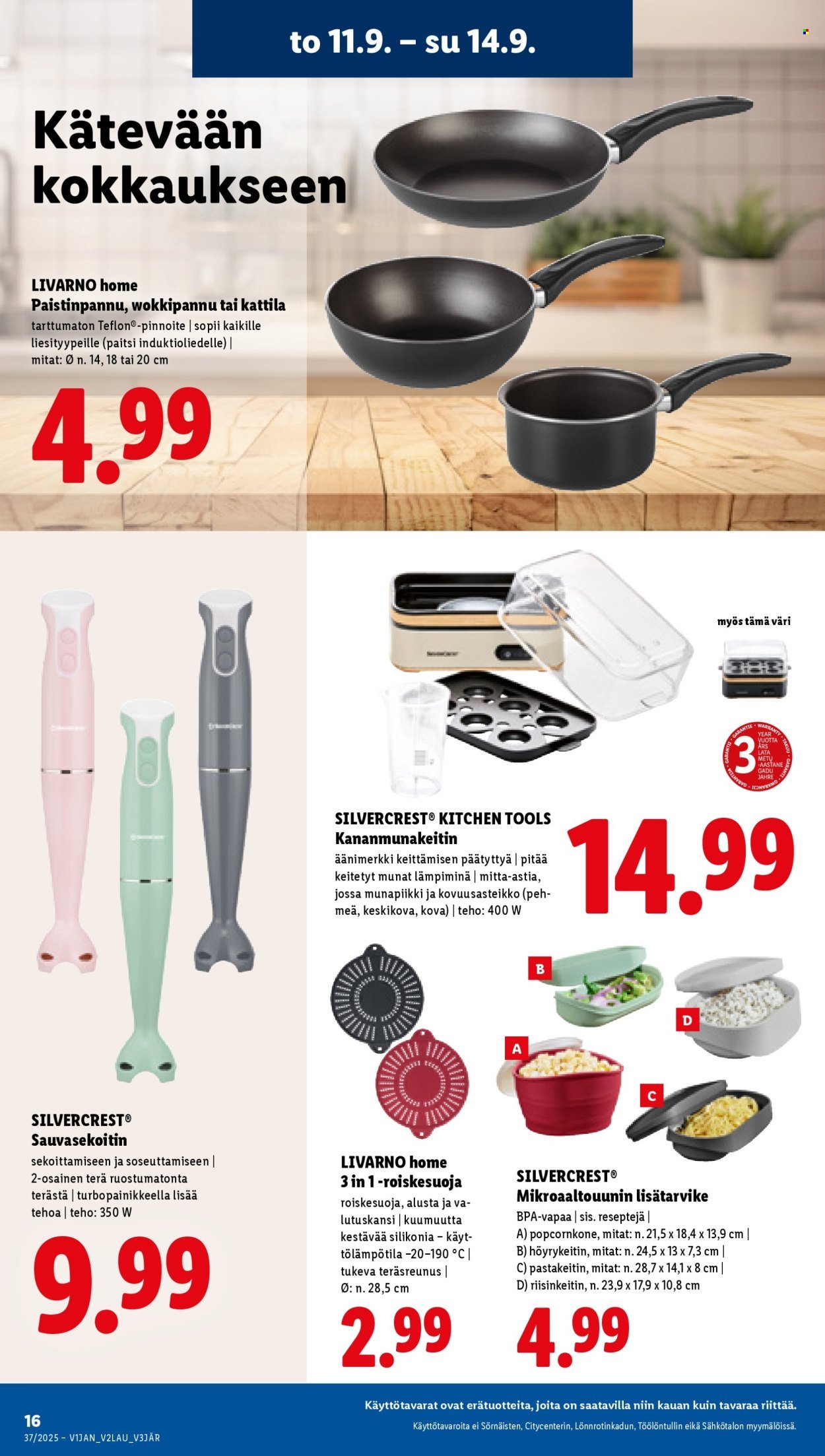 LIDL tarjoukset - Alkaen TO 11.9.2025 (2025-09-11 - 2025-09-17)