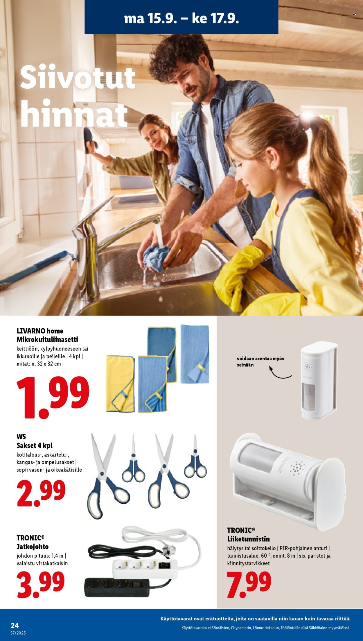 LIDL tarjoukset - Alkaen TO 11.9.2025 (2025-09-11 - 2025-09-17)
