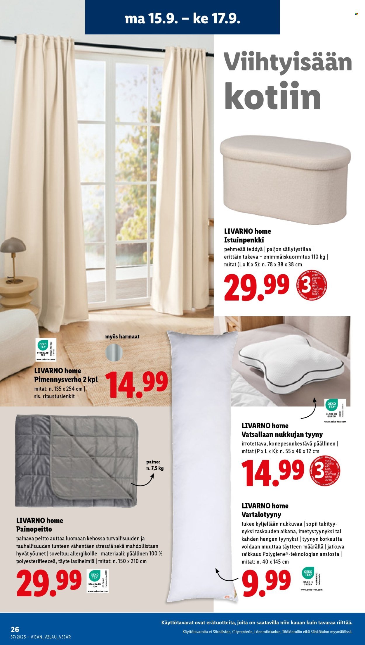 LIDL tarjoukset - Alkaen TO 11.9.2025 (2025-09-11 - 2025-09-17)